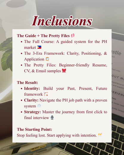 The Starter Kit: Career Course for Fresh Graduates (PH)