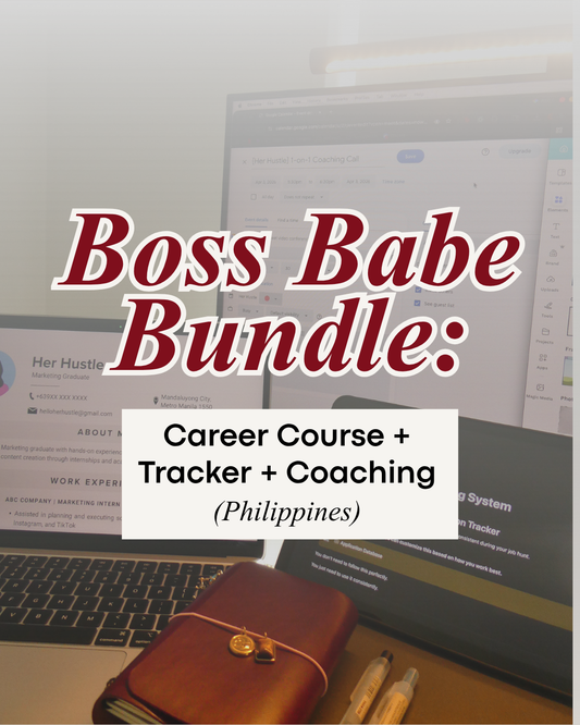 Boss Babe Bundle: Career Course + Tracker + Coaching (PH)